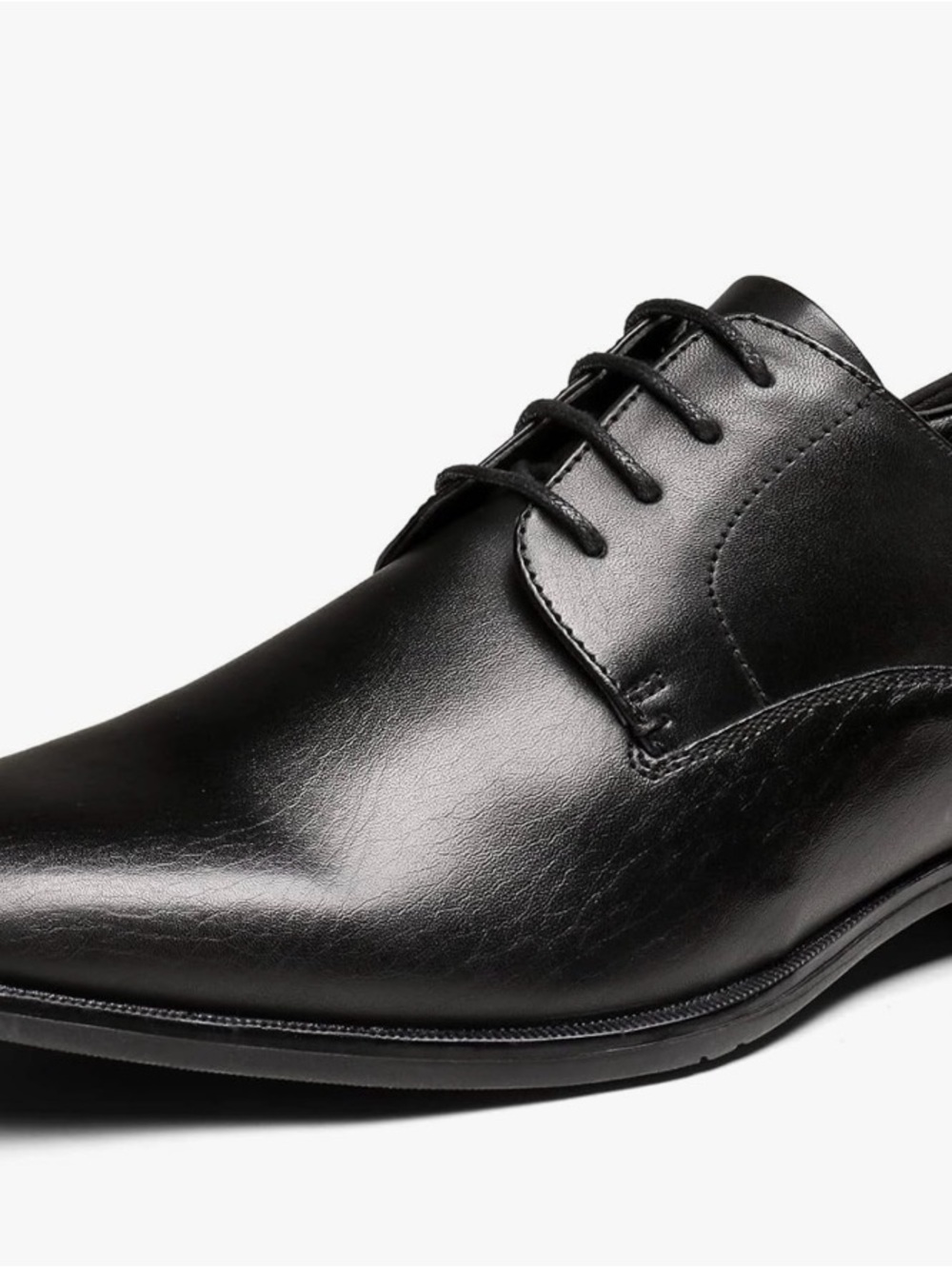Bruno Marc Men's Black  Derby Dress Shoe